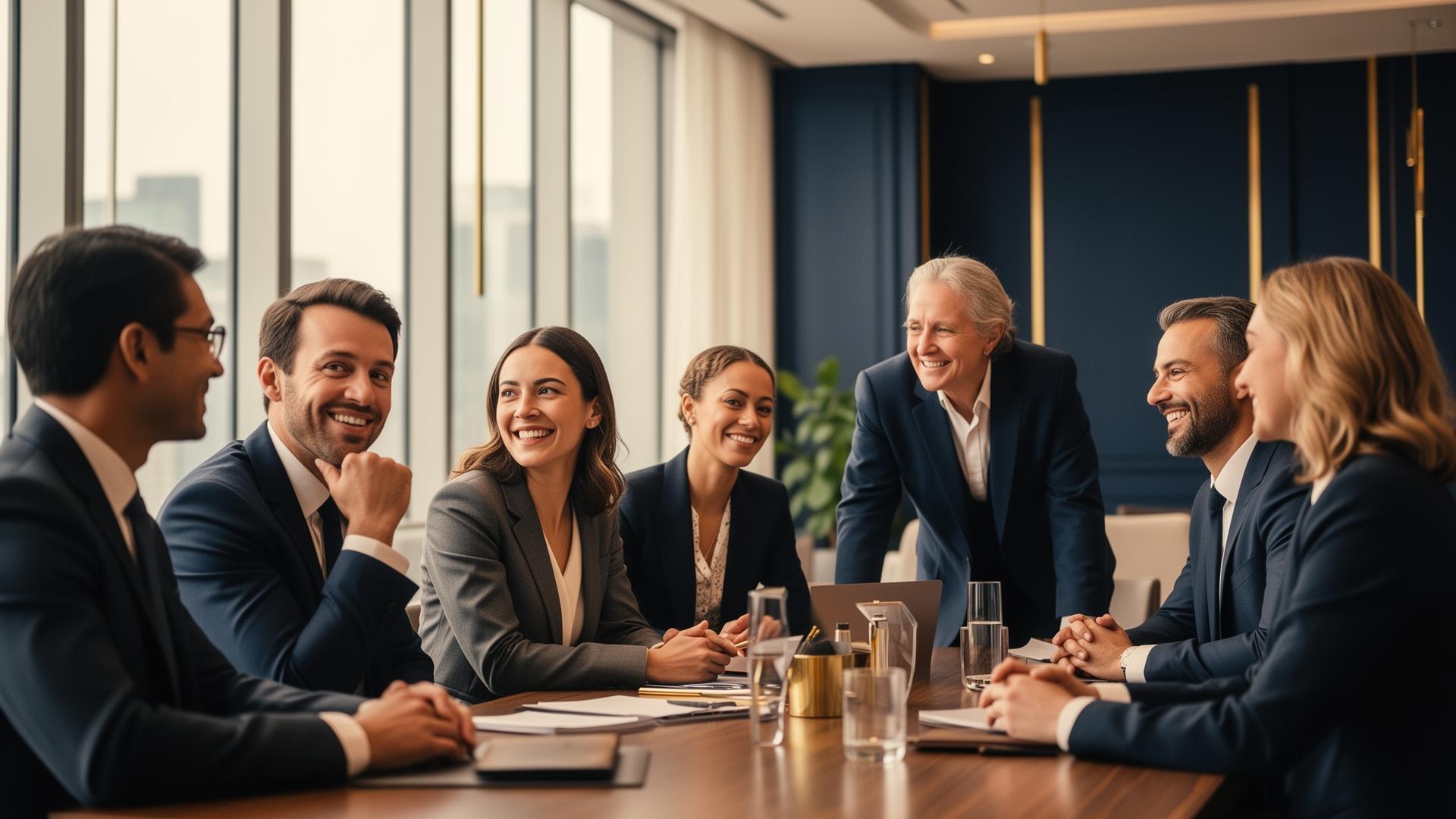 Equipe corporativa em desenvolvimento humano
